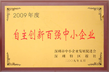 2009自主创新百强中小企业